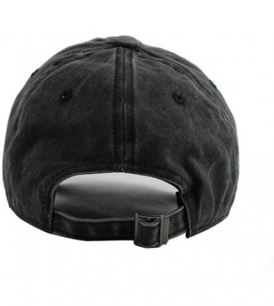 Baseball Caps Unisex Baseball Cap Cotton Denim Hat Bowling Ball Striking Bowling Pin Adjustable Snapback Sun Hat - Asphalt - ...