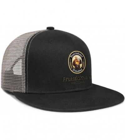 Baseball Caps Unisex Flat Hat Franziskaner-Weissbier- Lightweight Comfortable Adjustable Trucker Hat - Charcoal-gray-59 - C41...