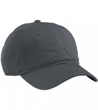 Baseball Caps 100% Organic Cotton Twill Adjustable Baseball Hat - Charcoal - CH11CCX7KFD