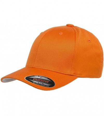 Baseball Caps Men's Athletic Baseball Fitted Cap- Orange- Large/X-Large - CB18W693W5D