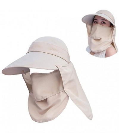 Sun Hats Outdoor UPF 50+ UV Sun Protection Waterproof Breathable Face Neck Flap Cover Folding Sun Hat for Men/Women - CM196ML...