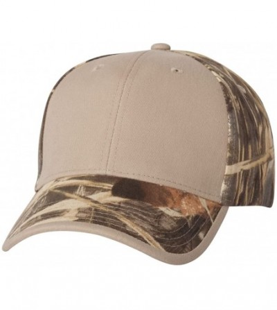Baseball Caps Solid Front Camouflage Cap (LC102) - Tan/Realtree Max4 - CF11DY2OV0D