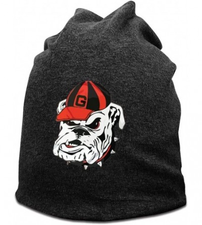 Skullies & Beanies Georgia Bulldogs Logo Beanie Hat Slouchy Ski Cap for Women - Deep Heather - CW18Y9X9IT3