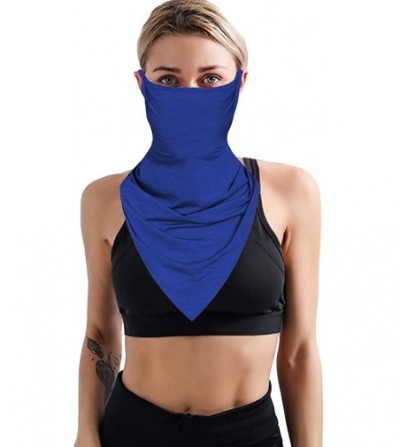 Balaclavas Women/Men Scarf Outdoor Headwear Bandana Sports Tube UV Face Mask for Workout Yoga Running - Color Blue - CB198CIRDCA