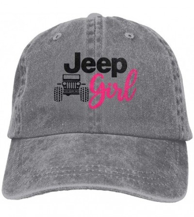 Baseball Caps Men's Women's Jeep Girl Cotton Adjustable Peaked Baseball Dyed Cap Adult Washed Cowboy Hat - CK18IG83W9T