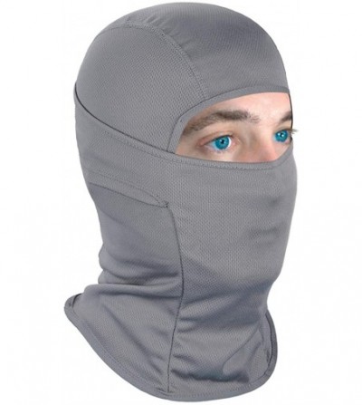 Balaclavas Balaclava Face Mask UV Protection for Men Women Ski Sun Hood Tactical Masks - Gray - CK18QHN4T68