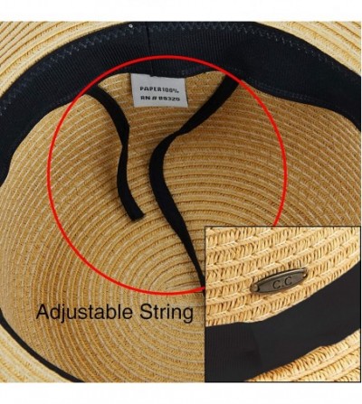 Sun Hats Exclusives Straw Embroidered Lettering Floppy Brim Sun Hat (ST-2017) - A Fringes-beach Please - CD194ROSWZ6