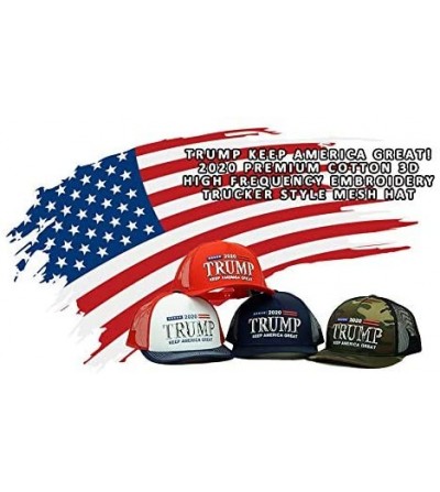 Baseball Caps Trump 2020 Keep America Great Embroidery Campaign Hat USA Baseball Cap - 01. Camo - CL194MY39A5