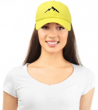 Baseball Caps Outdoor Cap Mountain Dad Hat Hiking Trek Wilderness Ballcap - Minion Yellow - CT18SLY608O