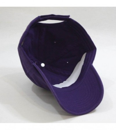 Baseball Caps Vintage Washed Cotton Adjustable Dad Hat Baseball Cap - Purple - CY192W5XZI8