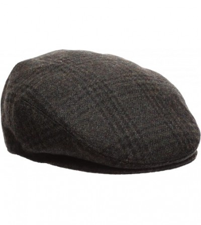 Newsboy Caps Men's Winter Collection Wool Plaid Flat Newsboy Ivy Hat with Socks. - 2363-olive - CJ12MYNL9ZU