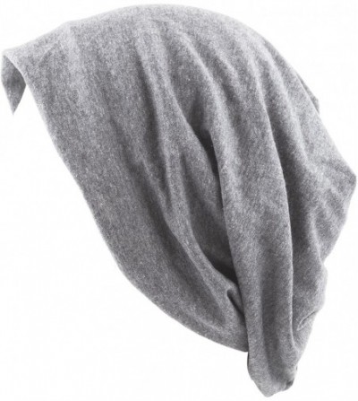 Skullies & Beanies All Kinds of Long Slouchy Baggy Wrinkled Oversized Beanie Winter Hat - 2. 2733 - Grey - CE18YZI7H5G