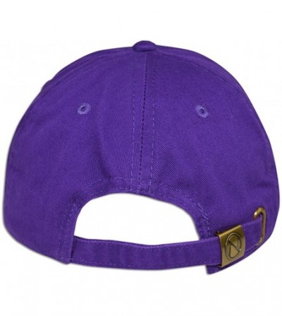 Baseball Caps Cotton Classic Dad Hat Adjustable Plain Cap Polo Style Low Profile Unstructured 1400 - Purple - C012OI0WPIF