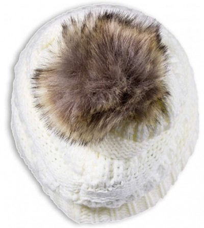 Skullies & Beanies Brina - Deadwood Trading Slouch Beanie with Pom Pom - Ultra-Chic Soft- Warm- Chunky- Winter Skull Cap for ...