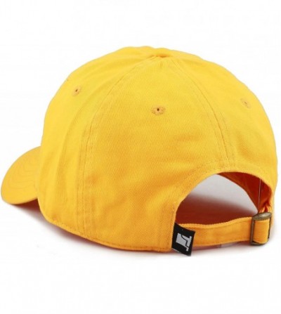 Baseball Caps Unisex Blank Washed Low Profile Cotton & Denim & Tie Dye Dad Hat Baseball Cap - Gold - C412FOR5IU7