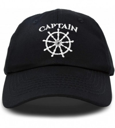 Baseball Caps Captain Hat Sailing Baseball Cap Navy Gift Boating Men Women - C518WGZ4TD3