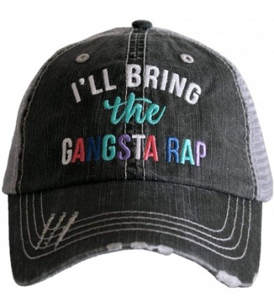 Baseball Caps I'll Bring the Gangsta Rap Baseball Cap - Trucker Hat for Women - Stylish Cute Ball Cap - CR18E5OC8OT