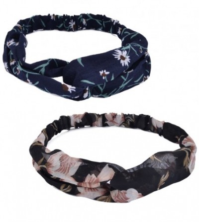 Headbands Headbands for Women Flower Elastic Cute Hair Accessories for Girls(10 Pack C) - 10 pack C - C218GDE5AGZ