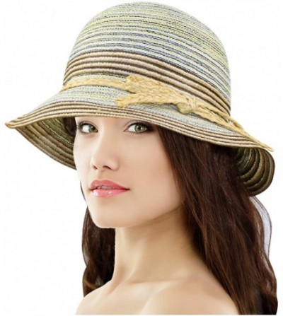 Sun Hats Women's Summer Sun Hat Bucket Hat - Colorful - Yellow - CK11L1P6FLX