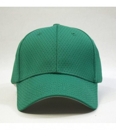 Baseball Caps Plain Pro Cool Mesh Low Profile Adjustable Baseball Cap - Kelly - C612HVGC00F