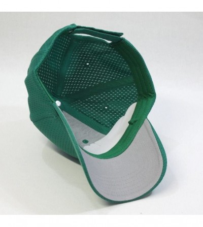 Baseball Caps Plain Pro Cool Mesh Low Profile Adjustable Baseball Cap - Kelly - C612HVGC00F