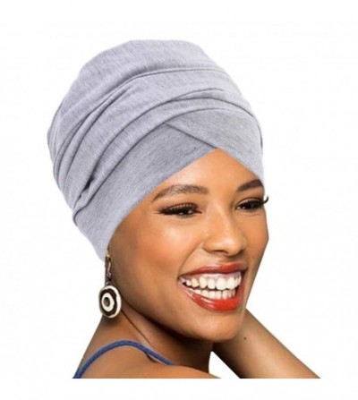 Headbands Easy Wearing African Head Wrap-Long Scarf Turban Shawl Hair Bohemian Headwrap - 01-Colour31 - C218YG9ZX06