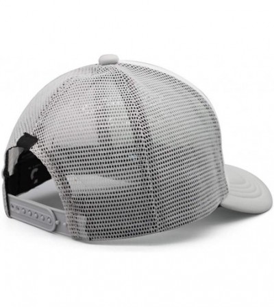 Baseball Caps W900-Trucks Baseball Cap for Men Novel Adjustable Mesh Hat Dad Strapback Hats - Grey-3 - CF18AHC2OQ6
