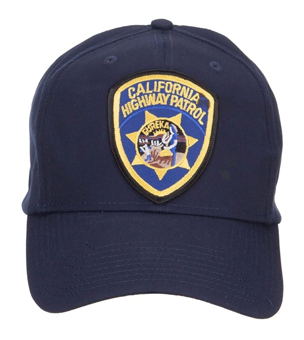 Baseball Caps California Highway Patrol Patched Cap - Navy - CS124YMS55D