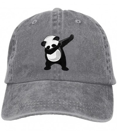Baseball Caps Cowboy Hat Cap For Men Women Dabbing Panda - Ash - C418CDXNEEQ