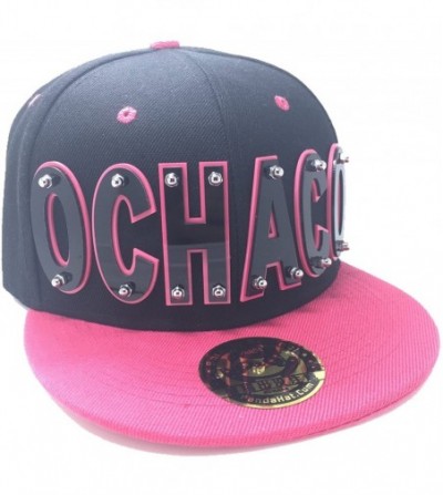 Baseball Caps OCHACO Hat In Black With Pink Brim - CO189RU95QS