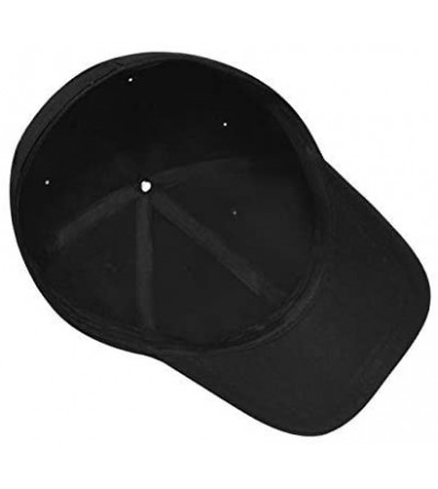 Baseball Caps Unisex Plain Baseball Cap Adjustable Dad Hat Cotton Twill Classic Baseball Hat for Women and Men - Black - CF19...