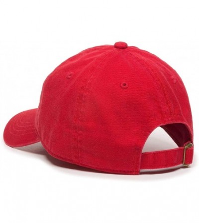 Baseball Caps Reaper Baseball Cap Embroidered Cotton Adjustable Dad Hat - Red - CG197S06074