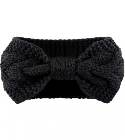 Headbands Crochet Turban Headband for Women Warm Bulky Crocheted Headwrap - Zf 4 Pack Crochet B - CE18A4OUDNN