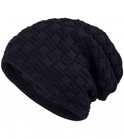 Skullies & Beanies Fashion Unisex Knit Cap Hedging Head Hat Beanie Cap Warm Outdoor Hat - Y-black - CB192X2EAWS