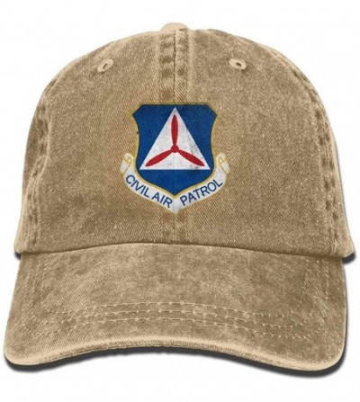 Skullies & Beanies Civil Air Patrol Command Men & Women Cool Sun Hats Fashion Adjustable Denim Jeans Baseball Caps - Natural ...