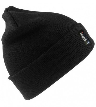 Skullies & Beanies Unisex Lightweight Thermal Winter Thinsulate Hat (3M 40g) - Fluoresent Orange - CZ11HCND7M3