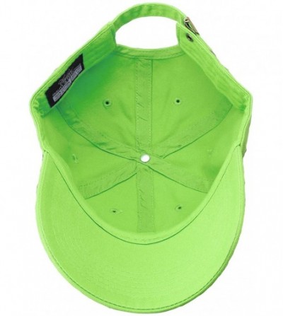 Baseball Caps Classic Baseball Cap Dad Hat 100% Cotton Soft Adjustable Size - Light Green - CV11AT3VMC9
