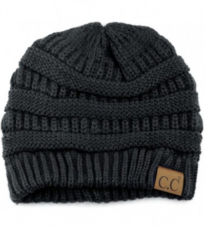 Skullies & Beanies Trendy Warm Chunky Soft Stretch Cable Knit Beanie Skully - C511M2D1WAL