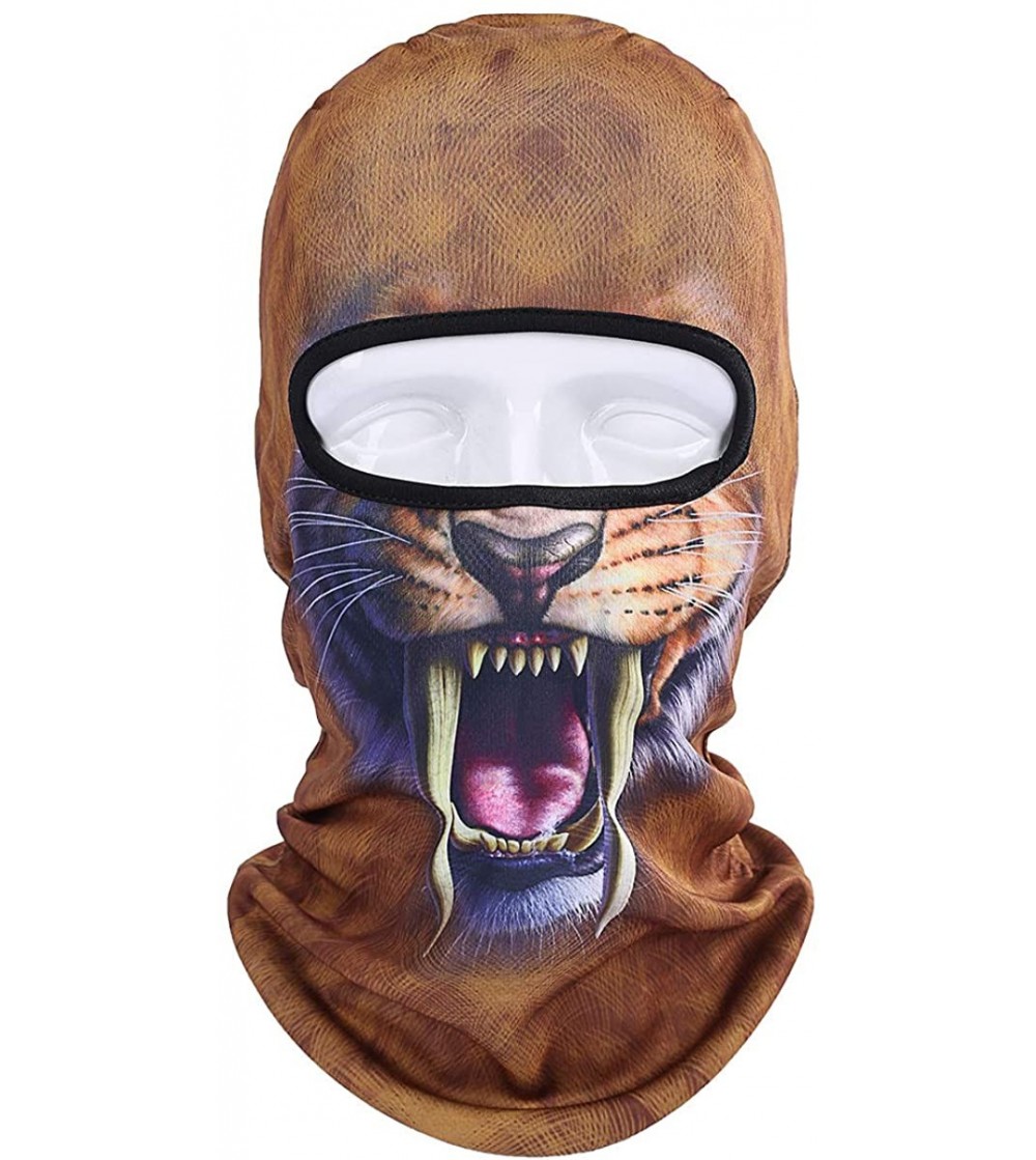 Balaclavas 3D Animals Balaclava Face Mask - Neck Gaiter Warmer Ski Mask for Christmas Music Festival - Bb-b-03 - CF197T6HLS0