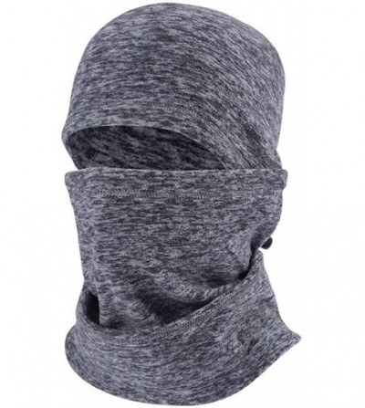 Balaclavas Balaclave Fleece Windproof Ski Mask Face Mask Tactical Hood Neck Warmer - Heather Coffee-polar Fleece - CX1890GN24C