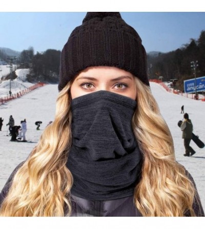 Balaclavas Winter Thermal Neck Warmer/Neck Gaiter Face Scarf/Face Cover Winter Ski Mask - Cold Weather Balaclava - CV18KRESZ9K