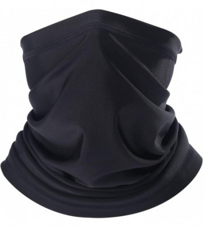 Balaclavas Cooling Face Scarf Mask-Breathable Bandana-Neck Gaiter-Sun UV Protection - Summer Black - CX18SIU8M70