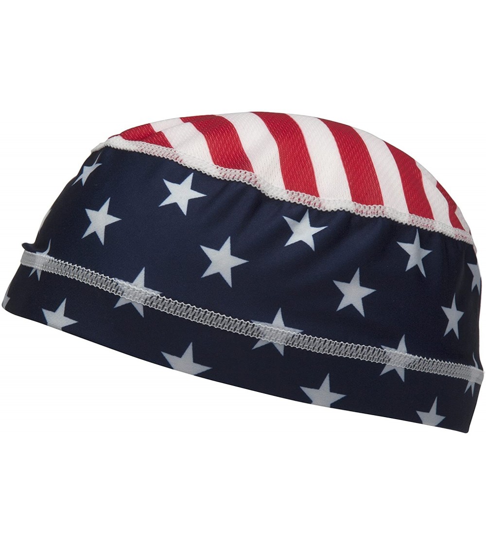Skullies & Beanies CSK1 Skull Cap Liner - American Flag - C812LH6P6U1