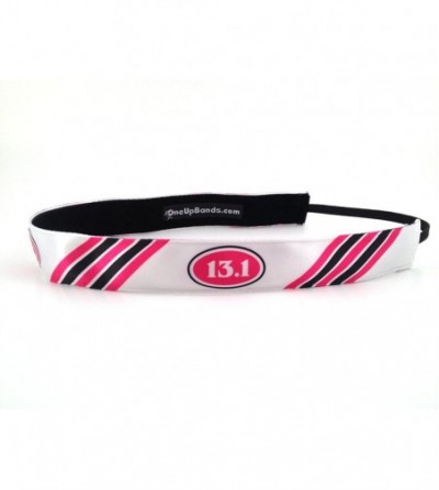 Headbands Women's Half Marathon Stripes Pink/Black One Size Fits Most - Multi/Black - CZ11K9XHPO9