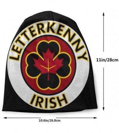 Skullies & Beanies Letterkenny-Irish Unisex Winter Knitted Hats Warm Caps for Men Women Black - C918ACEH59I