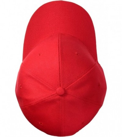 Baseball Caps Baseball Dad Cap Adjustable Size Perfect for Running Workouts and Outdoor Activities - 1pc Red - C5185DNS00N