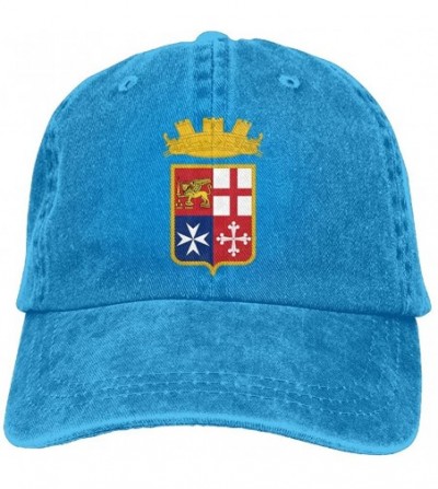 Cowboy Hats Marina Militare Italiana Trend Printing Cowboy Hat Fashion Baseball Cap for Men and Women Black - Royalblue - CA1...