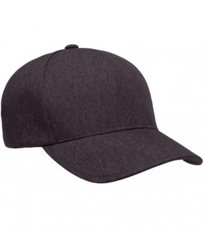 Baseball Caps Flexfit Delta 180 Ballcap - Seamless- Lightweight- Water Resistant Cap w/Hat Liner - Melange Charcoal - CL196NO...