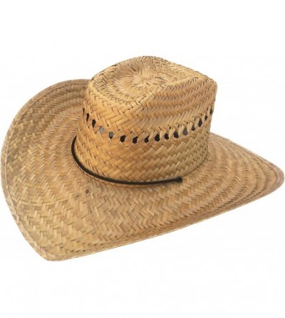 Sun Hats Headchange Wide Brim Lifeguard Hat Mexican Straw Beach Sun Summer Surf Safari - C318XLL5ENN