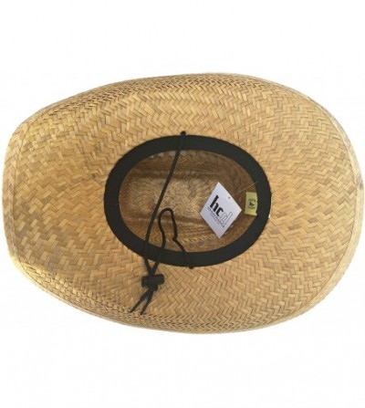 Sun Hats Headchange Wide Brim Lifeguard Hat Mexican Straw Beach Sun Summer Surf Safari - C318XLL5ENN